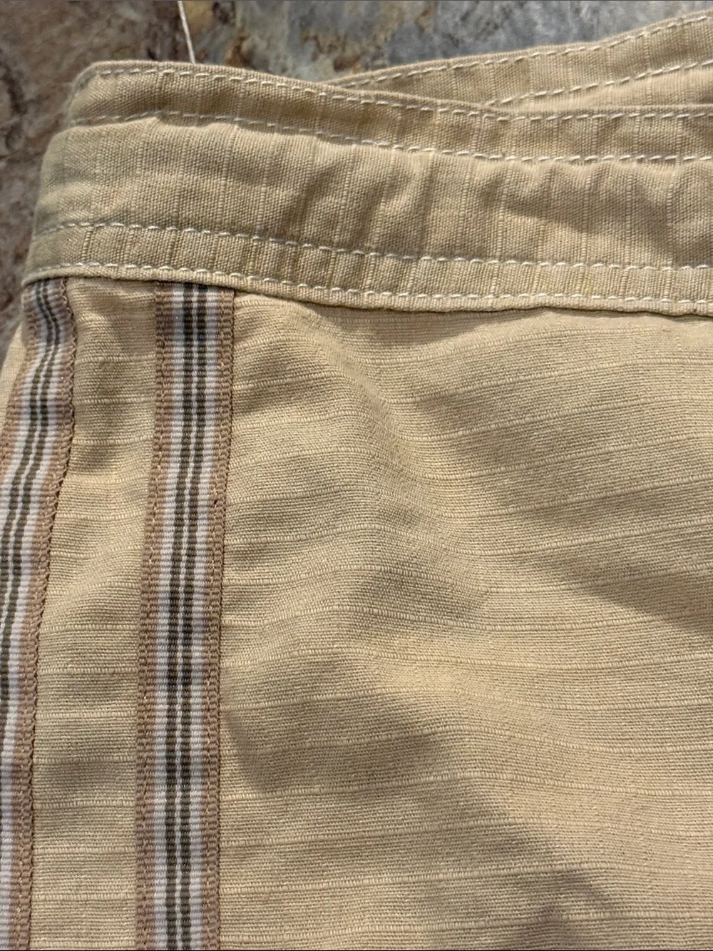 Casual Beige Drawstring Women’s Shorts size small